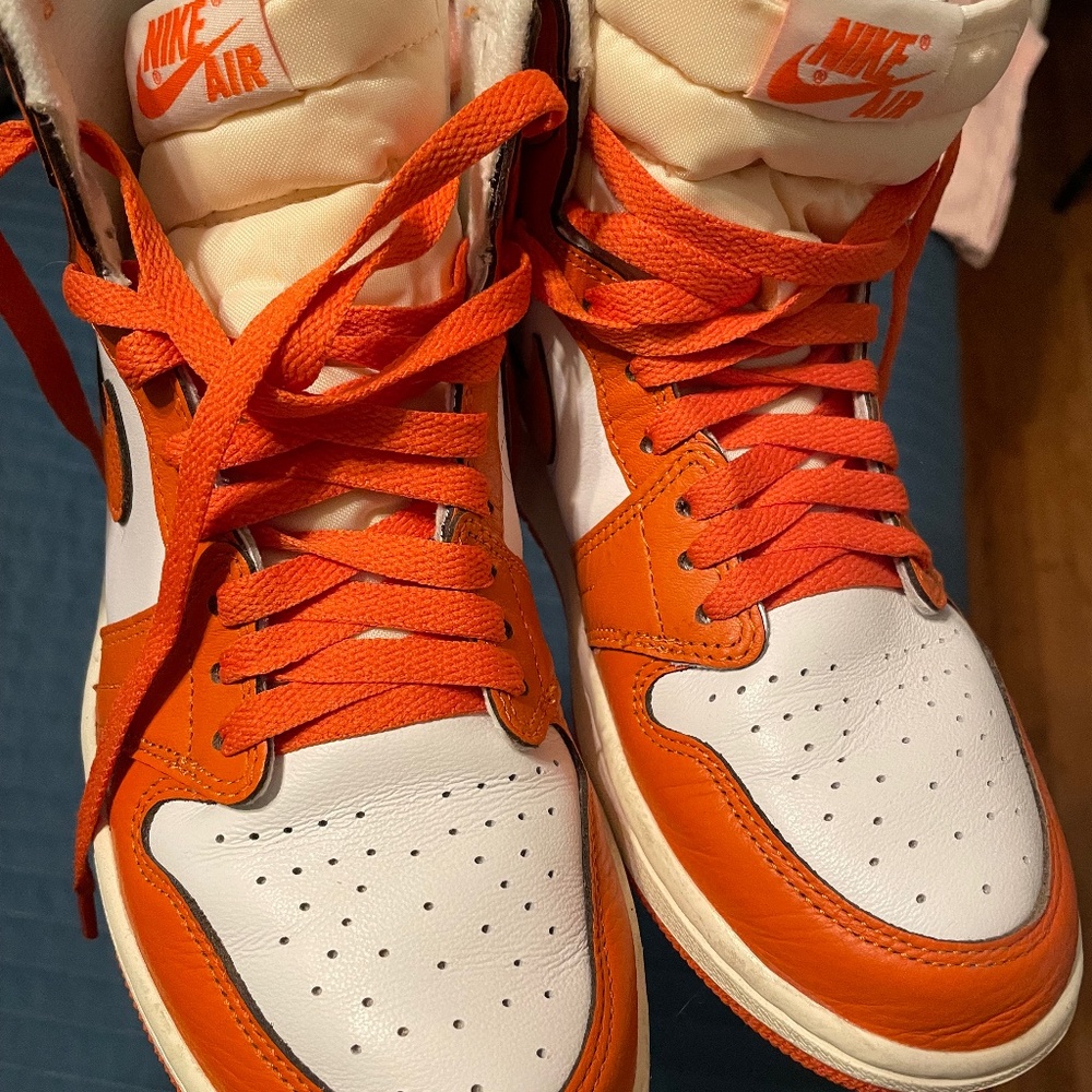 Retro Nike Jordan’s orange and white